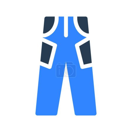 Ilustración de Icono del pantalón, ilustración vectorial - Imagen libre de derechos