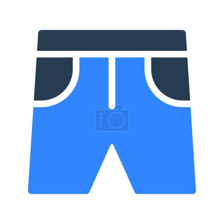 Ilustración de "ropa interior "icono plano, ilustración vectorial - Imagen libre de derechos