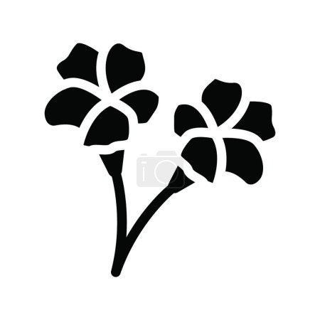 Illustration for "flowers"   web icon vector illustration - Royalty Free Image