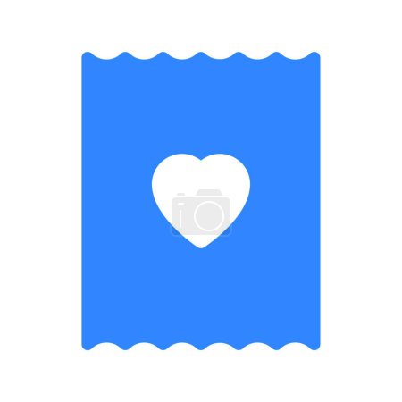 Illustration for Heart icon, vector illustration - Royalty Free Image