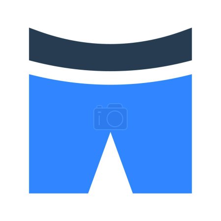 Téléchargez les illustrations : Icône de pantalon, illustration vectorielle - en licence libre de droit