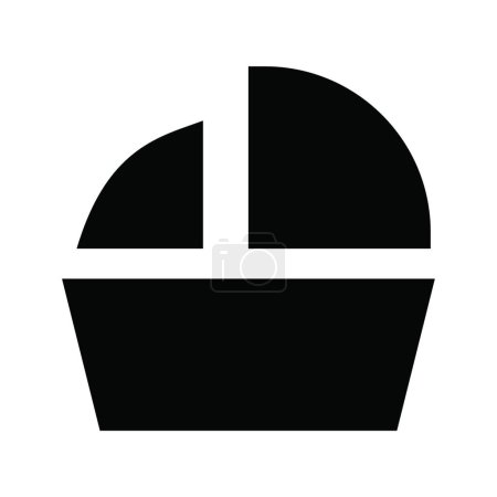 Illustration for Boat web icon vector illustration - Royalty Free Image