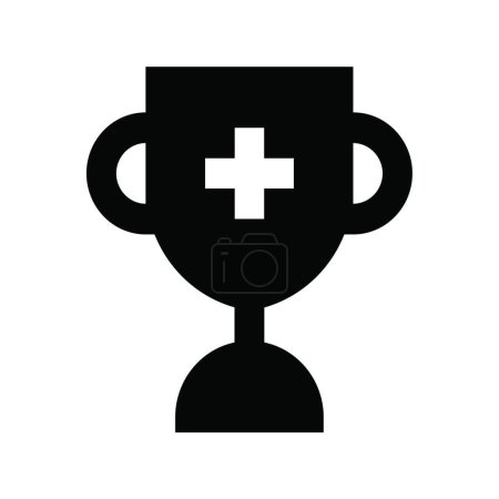 Illustration for Trophy icon, web simple illustration - Royalty Free Image