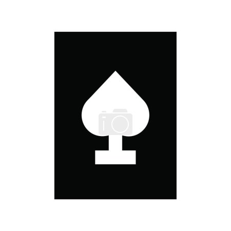 Illustration for "playing card", simple vector illustration - Royalty Free Image