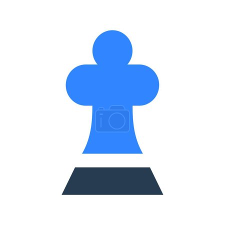 Illustration for "chess", simple vector illustration - Royalty Free Image