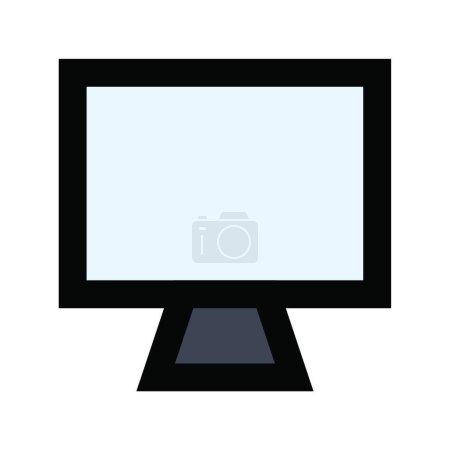 Illustration for Screen icon vector illustration - Royalty Free Image