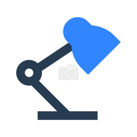 Illustration for Lamp  web icon vector illustration - Royalty Free Image