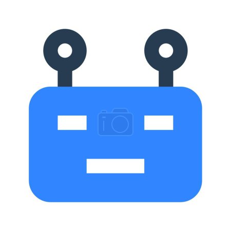 Ilustración de Robot icono vector ilustración - Imagen libre de derechos