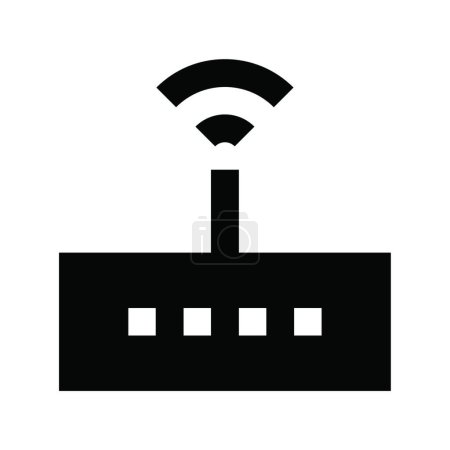 Illustration for Router  icon, vector illustration - Royalty Free Image