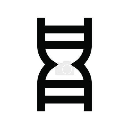 Ilustración de Genetics icon vector illustration - Imagen libre de derechos