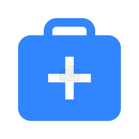Illustration for First aid kit  icon vector illustration - Royalty Free Image
