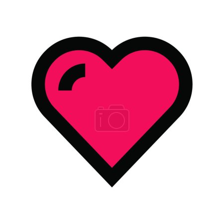 Ilustración de "amor ", ilustración vectorial simple - Imagen libre de derechos