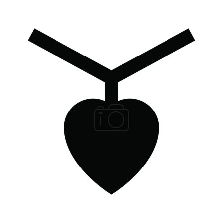 Illustration for "locket " web icon vector illustration - Royalty Free Image