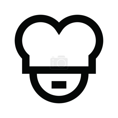 Illustration for "cook "  web icon vector illustration - Royalty Free Image