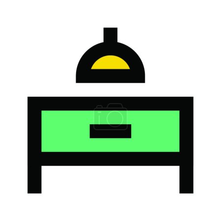 Illustration for "food trolley", simple vector illustration - Royalty Free Image