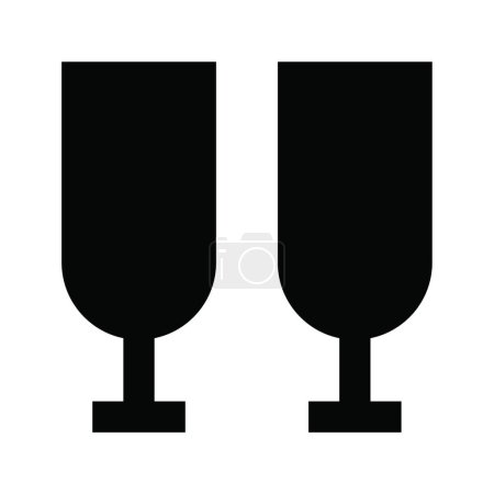 Ilustración de Icono de la bebida vector ilustración - Imagen libre de derechos