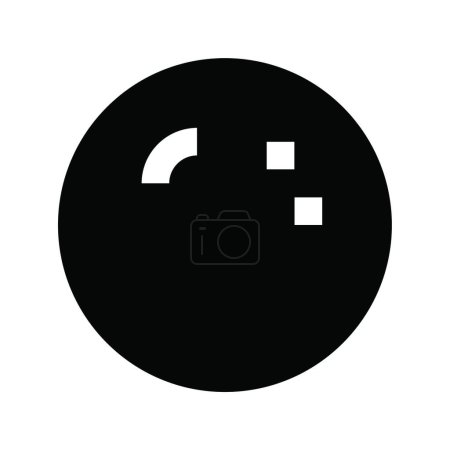 Ilustración de "skittle "icono, ilustración vectorial - Imagen libre de derechos