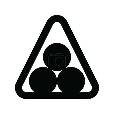 Illustration for "billiard " icon, vector illustration - Royalty Free Image