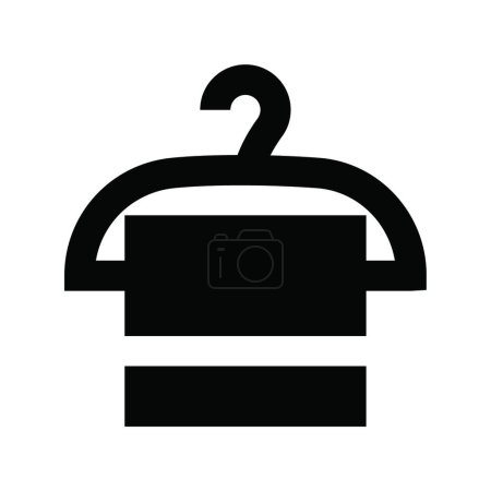 Ilustración de "baño "icono, ilustración vectorial - Imagen libre de derechos