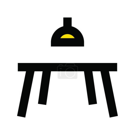 Illustration for "lamp " icon, vector illustration - Royalty Free Image