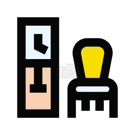 Illustration for "timepiece " icon, vector illustration - Royalty Free Image