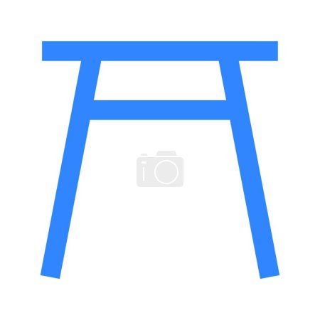 Illustration for "table " icon, vector illustration - Royalty Free Image