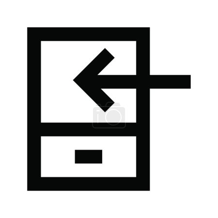 Ilustración de "transferencia "icono, ilustración vectorial - Imagen libre de derechos