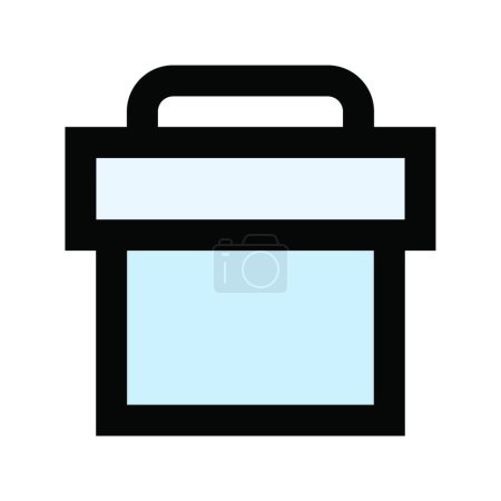 Ilustración de "cesta "icono, ilustración vectorial - Imagen libre de derechos