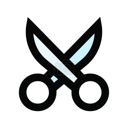 Illustration for "cut " icon, vector illustration - Royalty Free Image