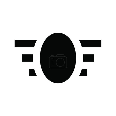 Ilustración de "seguridad "icono, ilustración vectorial - Imagen libre de derechos