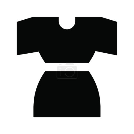 Illustration for Dress icon, vector illustration - Royalty Free Image