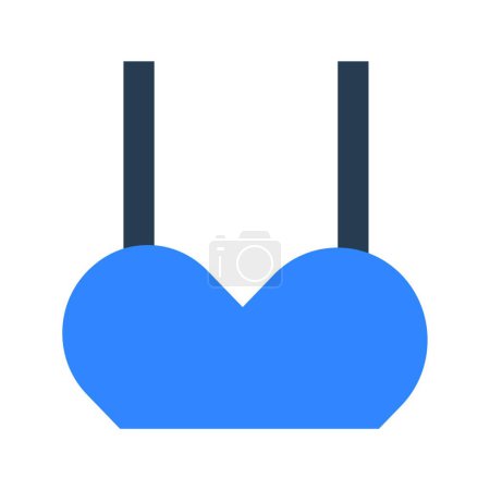 Illustration for "bra " icon, vector illustration - Royalty Free Image