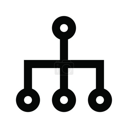Ilustración de "jerarquía "icono, ilustración vectorial - Imagen libre de derechos