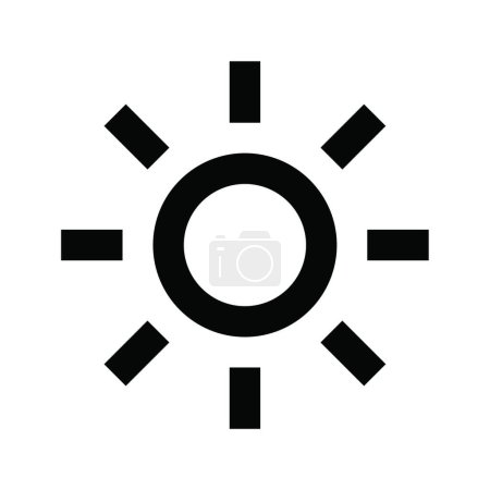Ilustración de "brillo "icono, ilustración vectorial - Imagen libre de derechos