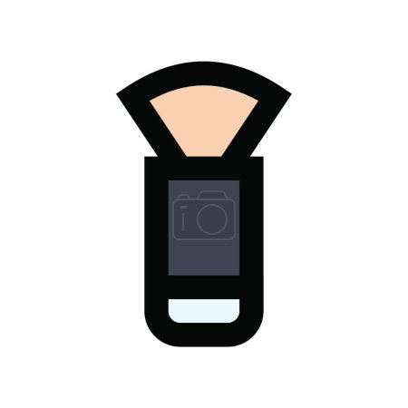 Illustration for "makeup " icon, vector illustration - Royalty Free Image