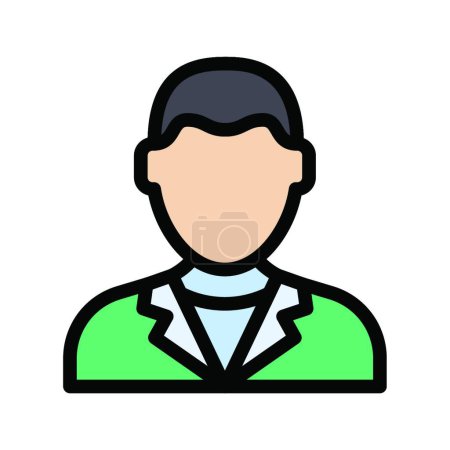 Illustration for Manager icon, vector illustration - Royalty Free Image
