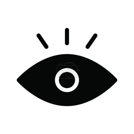 Ilustración de "ver "icono, ilustración vectorial - Imagen libre de derechos
