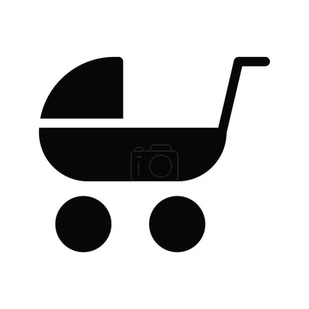 Illustration for "carriage " web icon vector illustration - Royalty Free Image