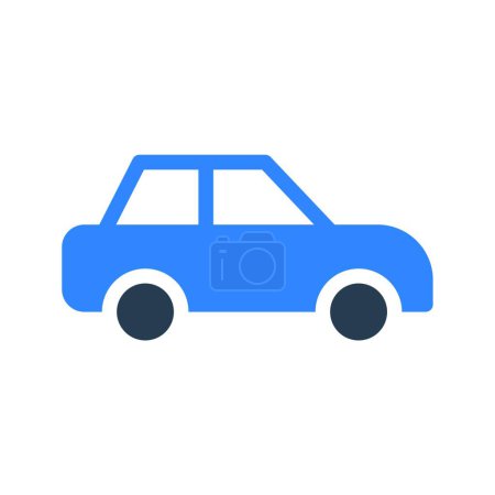 Téléchargez les illustrations : "toy car ", illustration vectorielle simple - en licence libre de droit