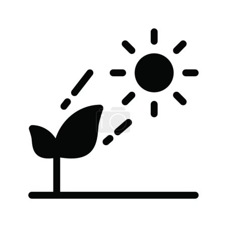 Illustration for "plant " web icon vector illustration - Royalty Free Image