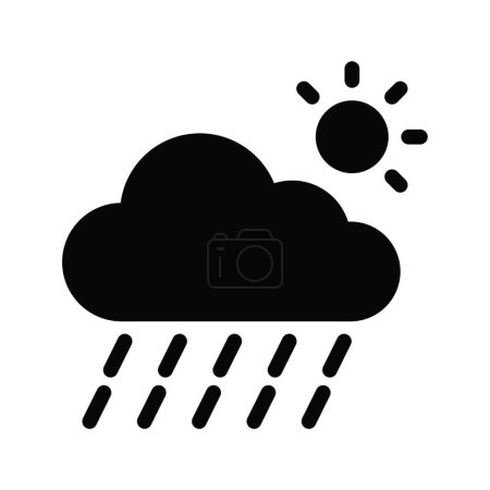 Téléchargez les illustrations : "cloud "illustration vectorielle icône web - en licence libre de droit