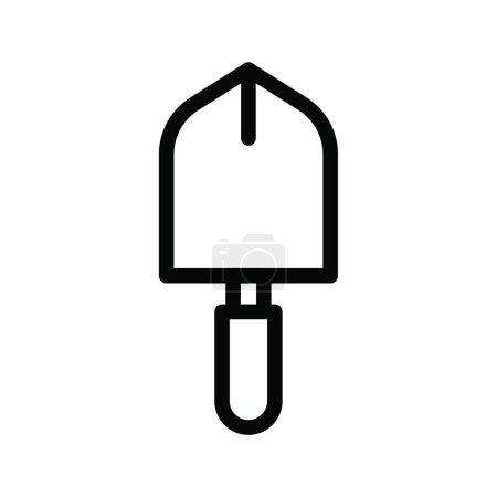 Illustration for Trowel icon vector illustration - Royalty Free Image