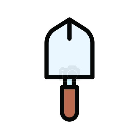 Illustration for Trowel icon vector illustration - Royalty Free Image