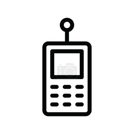 Illustration for Phone icon vector illustration - Royalty Free Image