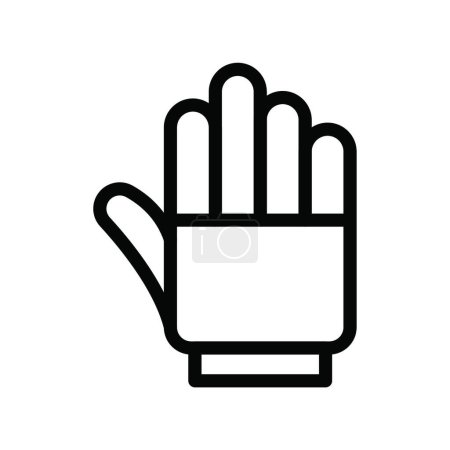 Illustration for Hand icon vector illustration - Royalty Free Image