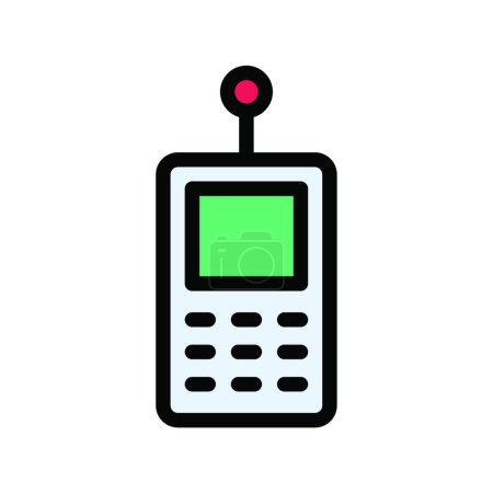 Illustration for Phone icon, vector illustration - Royalty Free Image