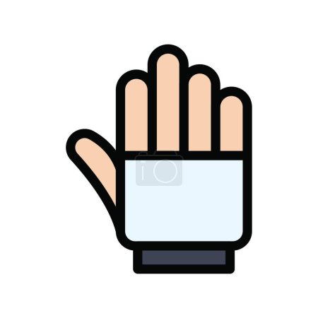 Illustration for Hand  icon, vector illustration - Royalty Free Image