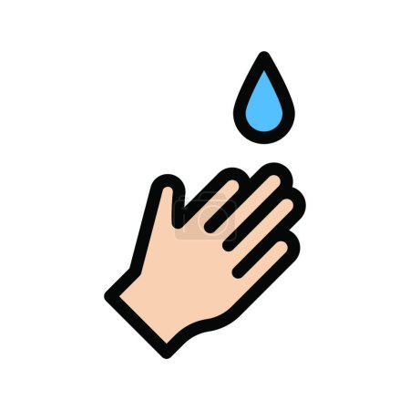 Illustration for "liquid " icon, vector illustration - Royalty Free Image