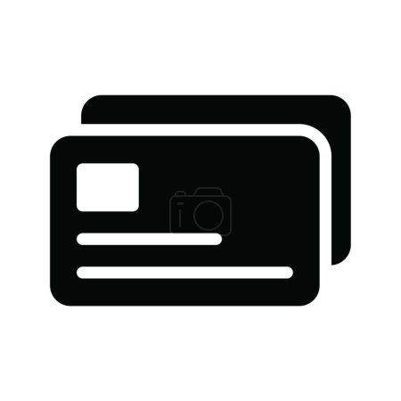 Illustration for Card icon vector illustration - Royalty Free Image