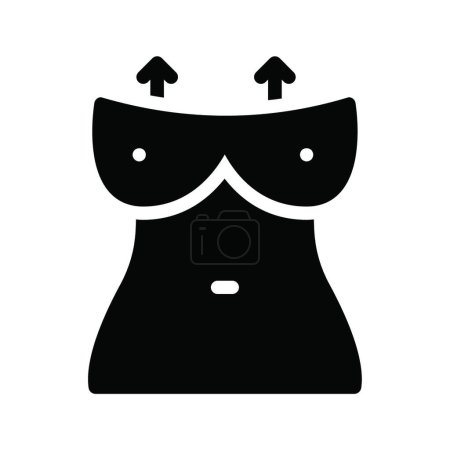 Ilustración de "asimetría "icono, ilustración vectorial - Imagen libre de derechos